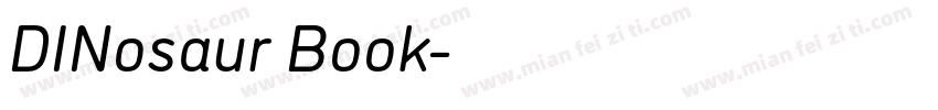 DINosaur Book字体转换